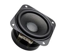 EMASDGEY 2.75inch 4Ω 15 Watt Square Bass Woofer; 70mm Portable Horn; Black