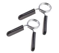 EMASDGEY 2 Pieces 25mm Barbell Clamp Spring Collar Clips Gym Weight Dumbbell Standard Lifting Kit Barbell