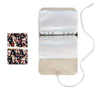 EMASDGEY Circular Needle Bag with Zippered Closure, Lucky, C