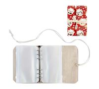 EMASDGEY Circular Needle Bag with Zippered Closure, Red lucky, D