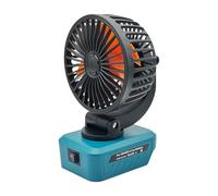 EMASDGEY Compact Rechargeable Folding Fan USB Output for 18V / 20V BL1860.BL1850, BL1840, Batteries Cooling Fan Ideal for Home Travel Travel