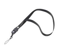 EMASDGEY Detachable Phone Lanyard with Rotating Tether Connector, Black | Connected Phone Carry, Loop Tether for a Suitable Attachment Point, Separable End for Direct Phone Handling
