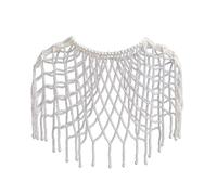 EMASDGEY Handmade Beaded Shoulder Necklace Artificial Pearl Shawl Body Chain Luxurious Jewelry for a Sophisticated Look for Stylish and Elegant Women