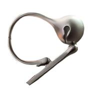 EMASDGEY Silver-Tone Finger Jewelry with Pressable Moving Detail | Wooden Fish Inspired Design, Pressable Detail the Rounded Top, Silver-Tone Jewelry for Everyday