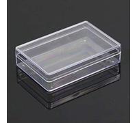 EMASDGEY Transparent Storage Box Container for Entertainment Playing Card Set Storing & Packing Die Cuts Words