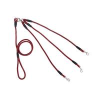 EMASDGEY Triple Dog Leash Detachable 3 in 1 Lead Long Nylon Rope Handle for Two Three Pet Dogs Outdoor Walking Toys for Aggressive Chewers Large Breed Large Breed for Small for Puppies No