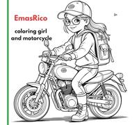 EmasRico coloring girl: the girl and the motorcycle