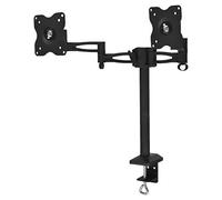 Ematic Full Motion Dual Monitor Desk Mount for 10"-20" Displays (EMM230)