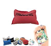 EMAX Bowling Service GmbH MAXIMIZE YOUR GAME Grip Ball - Pro Bowl Grip Sack - Modern Talcum Ball - Microfibre Grip Bag - Rosing Bag - Absorbs Moisture (Grip Sack - Red)