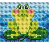 EMB KIT FROG - Needlepoint Kit: My First Embroidery: Frog - Orchidea