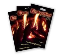 Embaglow Flickering Embers for Gas Fires, Patented Glowing Metal Wire, 1g Pack (3x1g)