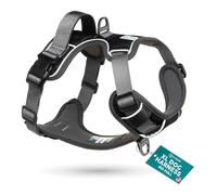 Embark Adventure No Pull Dog Harness, Heavy Duty Vest, Black X-Large