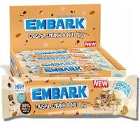 Embark® Crispy, Chunk & Nut™ High Protein Bar - Vegetarian - 17g Protein - (12x57g) - 100% Natural Ingredients - No Added Sugar - Naturally Sweetened - Energy Supporting Blend (Chocolate Cookie Dough)
