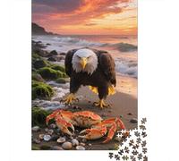 Embark on A Puzzle Quest with White-tailed Eagle - 1000 Pieces of Wooden Joy for Adults - Perfect Mix of Education And Entertainment