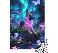 Embark on The Belgian Malinois Puzzle Journey - 1000 Pieces of Wooden Wonder, A Perfect Mix of Entertainment And Brain Exercise