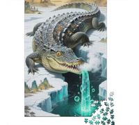 Embark on The Crocodile Puzzle Journey - 1000 Pieces of Wooden Wonder, A Perfect Mix of Entertainment And Brain Exercise