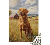 Embark on The Irish Setter Puzzle Journey - 1000 Pieces of Wooden Wonder, A Perfect Mix of Entertainment And Brain Exercise