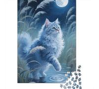 Embark on The Selkirk Rex Puzzle Journey - 1000 Pieces of Wooden Wonder, A Perfect Mix of Entertainment And Brain Exercise