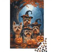 Embark on The Yorkshire Terrier Puzzle Journey - 1000 Pieces of Wooden Wonder, A Perfect Mix of Entertainment And Brain Exercise