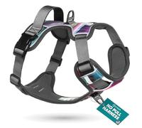 Embark Urban Dog Harness, No Pull Dog Harness with 2 Leash Clips, Dog Harness for Large Dogs anti pull dog harness Front & Back with Control Handle, Adjustable, Soft & Padded |Puppy Harness|