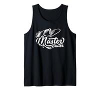 Embarrassing Fishing Funny Fisher Papa Dad Bass Fathers Day Tank Top