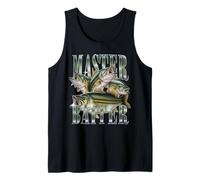 Embarrassing Fishing Funny Fisher Papa Dad Bass Fathers Day Tank Top