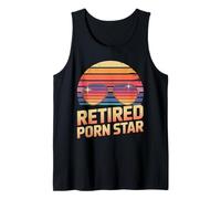 Embarrassing Retired Porn Star Adult Humor Pun Inappropriate Tank Top