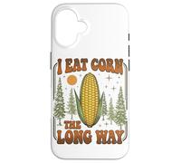 Embarrassing Shirt Funny Inappropriate Eat Corn The Long Way Case for iPhone 16