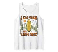 Embarrassing Shirt Funny Inappropriate Eat Corn The Long Way Tank Top