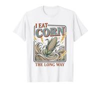 Embarrassing Shirt I Eat Corn The Long Way Funny Adult Humor T-Shirt