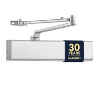Embassy Heavy Duty Door Closer Commercial Grade 1 - Adjustable 6-Speed Delayed-Action Door Control with 3 Pistons - Flexible Installation with Included Hardware - Embassy Series LH816