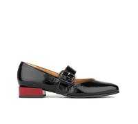 Embassy London Bliss - Black - Women's block heel square toe patent leather comfort loafer - UK 4 / EU 37 / US 6