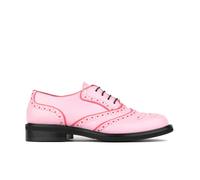 Embassy London Brick Lane - Pink & Pink - Women's contrast leather lace-up brogue - UK 7 / EU 40 / US 9