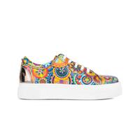 Embassy London Camila - Signature Print - Women's chunky sole leather trainer in colourful print - UK 8 / EU 41 / US 10