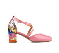Embassy London Dannii - Summer Colours - Women's pink leather closed toe comfortable 2.4 inch heel - UK 3 / EU 36 / US 5