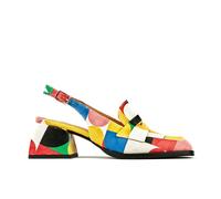 Embassy London Diana - Groovy - Women's square toe leather slingback in vibrant colours - UK 3 / EU 36 / US 5