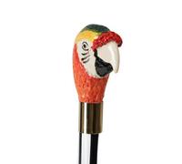Embassy London Parrot - Multi - Hand-painted shoe horn with sculpted parrot head