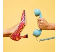 Embassy London Sophia Hollywood - Pink & Gold Stripes - Women’s gold foil zebra stripe Pointed Pump - UK 5 / EU 38 / US 7