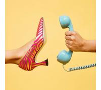 Embassy London Sophia Hollywood - Pink & Gold Stripes - Women’s gold foil zebra stripe Pointed Pump - UK 7 / EU 40 / US 9