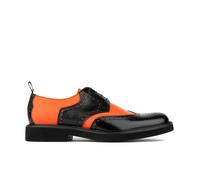 Embassy London The Nightfall - Orange & Black - Mens Leather Brogue Shoe - UK 8 / EU 42 / US 9