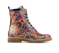 Embassy London Traveller - Signature - Women's higher shaft leather boot with laces and zip - UK 2 / EU 35 / US 4