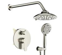 EMBATHER 8 INCH Shower System, Brushed Nickel