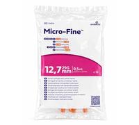 Embecta Micro-Fine 0.5ml U-100 with 29G 12.7mm Syringe | Multipurpose Use Syringe | Model No: 324824 | Latex-Free, CE Certified, Pack of 10