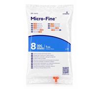 Embecta Micro-Fine 1ml U-100 with 30G 8mm Syringe | Multipurpose Use Syringe | Model No: 320935 | Latex-Free, CE Certified, Pack of 10