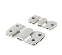 Embedded Bracket，Flush Mount Brackets 30PCS Stainless Steel Interlock Hanging Buckle Flush Bracket Furniture Connector Wall Picture Frame Hanger Hooks(L)