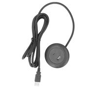 Embedded Charging Port Round Desktop Power Grommet with USB and Type C Interfaces Space Saving Design for Offices Homes Sofas Tables Workbenches ABS Material 45mm Diameter