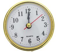 Embedded Clock Movement, Minimalist Design with 65MM Size, Arabic Gold Style, Perfect for Craft Projects & Home Decoration, Embedded Clock Movement, Arabic Gold Version
