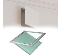 Embedded Decorative Gypsum Board Access Door, Square Access Door with Push-Type Switch, Plumbing Panel for Fire Fighting Pipeline/Office Building(25 x 60cm/10 x 24in)