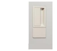 Embedded Door Lock Silent Flat handleless Double-Sided Invisible Magnetic Bedroom Interior Without Key(Khaki)