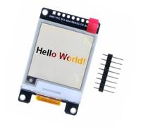 Embedded E-Paper Display Module 1.54in, Black white red and | Four Visible Mounting Holes, Eight Labeled Connection Pads, Structured Integration for Embedded Display Projects